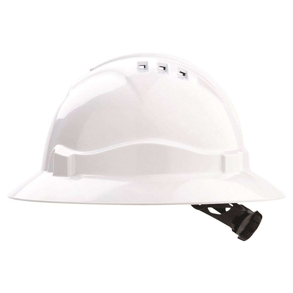 HHV6FB-W Full Brim Hard Hat White