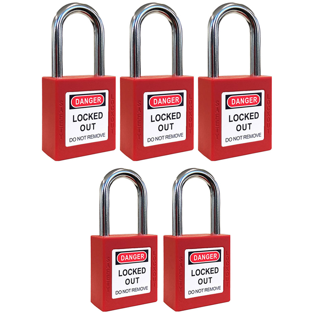 Set-of-5-Lockout-Padlocks